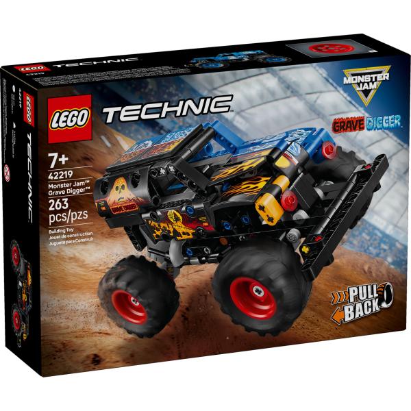 LEGO® Technic 42219 Monster Jam™ Grave Digger™ Oheň a led