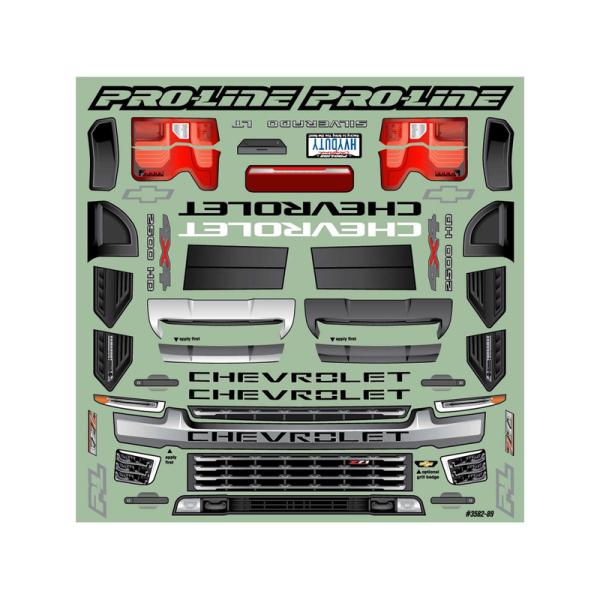 Pro-Line karosérie 1:8 Chevrolet Silverado 2500 2021 HD (Arrma Kraton 6S) (obrázek 6)