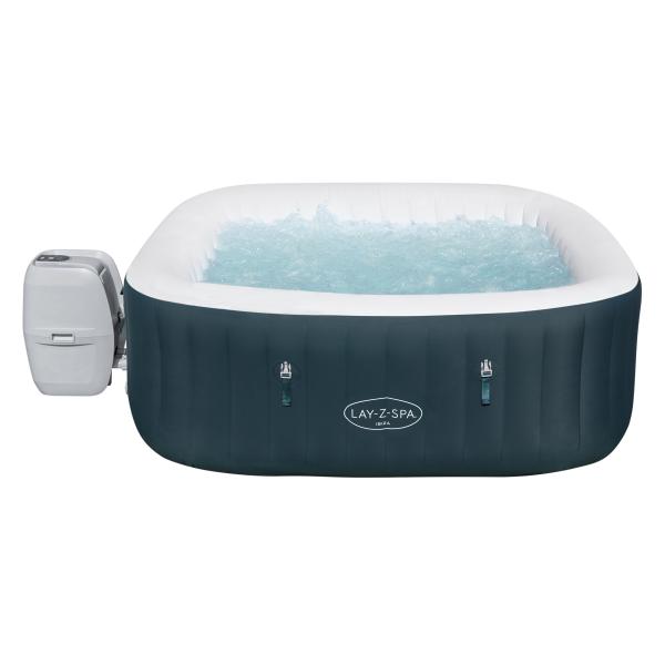 Bestway 6002U Jacuzzi LAY-Z-SPA® Ibiza AirJet™ para 4 personas (Ahorro de energía) 180x180x70 cm