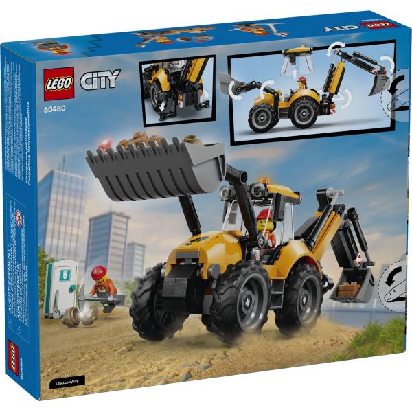 LEGO® City 60480 Žlutý nakladač s rýpadlem (obrázek 11)