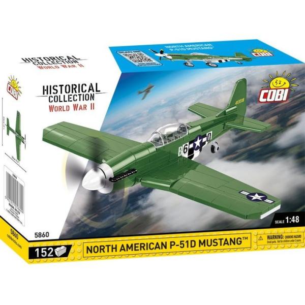 Cobi II WW North American P-51D Mustang, 1:48, 152 k