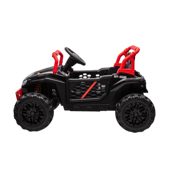 Elektrické autíčko UTV Small 12V, černé, Pohon zadních kol, 12V baterie (obrázek 6)