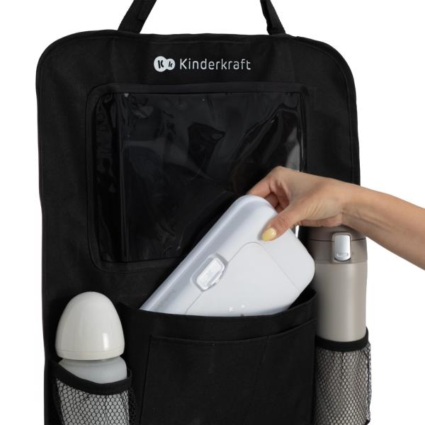 KINDERKRAFT Organizér do auta Black