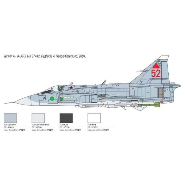 Model Kit letadlo 2785 – SAAB JA 37/AJ 37 VIGGEN (1:48)
