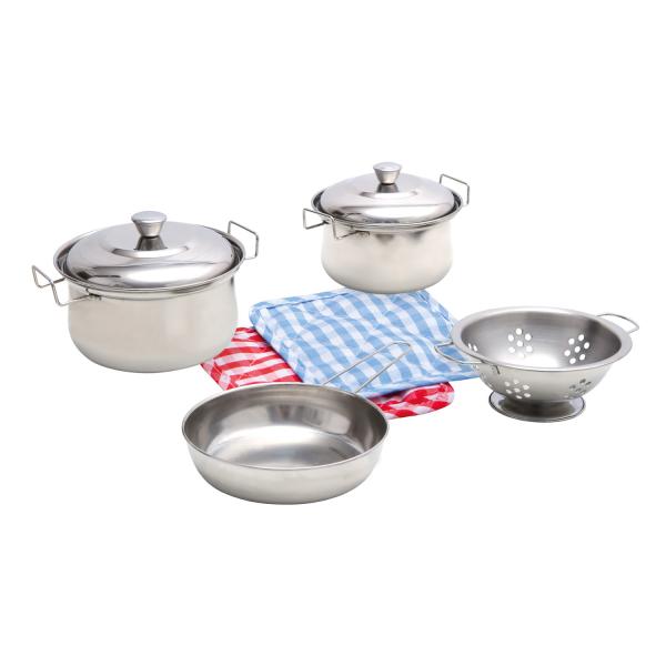 Bino Sada nerezového nádobí, 8 ks