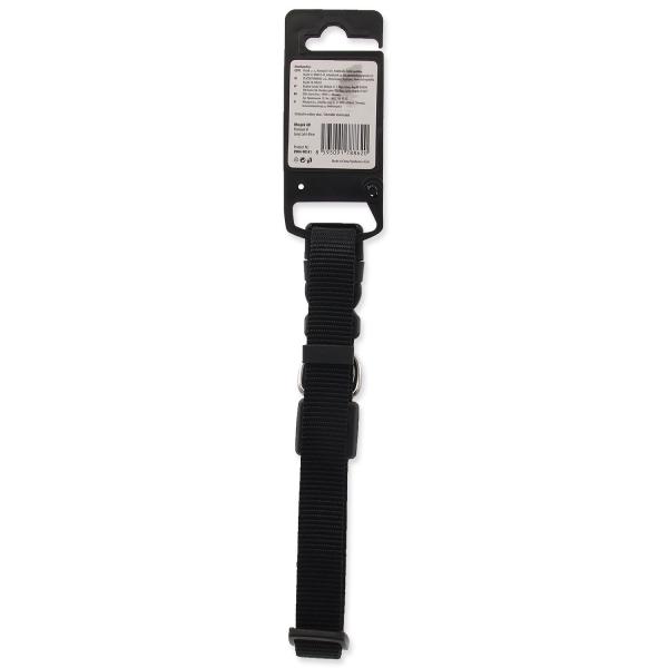 Obojek Active Dog Premium M černý 2×34-49cm