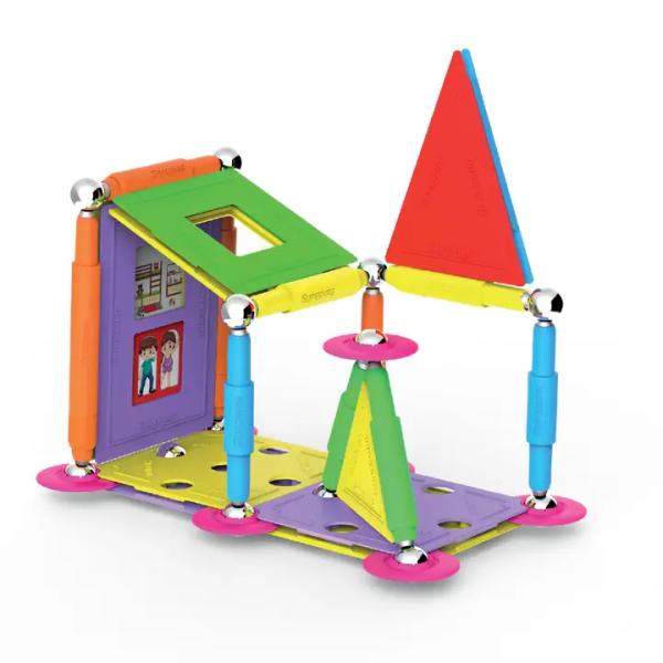 SUPERMAG magnetická stavebnice House 55ks (obrázek 4)