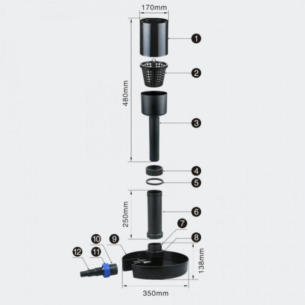 INVITAL Skim 40 pro jezírka