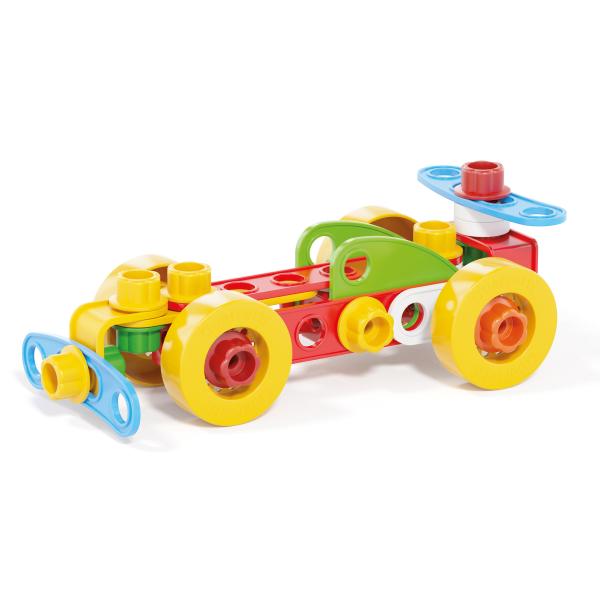 Quercetti Tecno Jumbo – konstrukční stavebnice – 72 ks