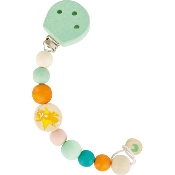 Small Foot Drevená retiazka na cumlík Lex