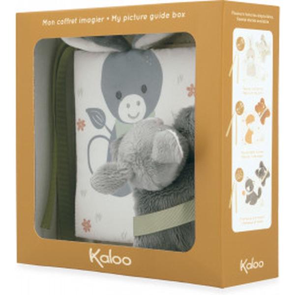 Kaloo Les Amis Tetilní knížka s plyšáčkem Oslík Regliss