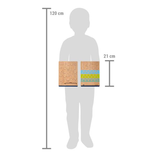 Small foot Dřevěná psací deska Educate (obrázek 5)