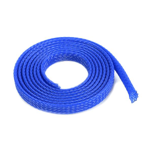 Cavo di protezione treccia 6mm blu (1m)