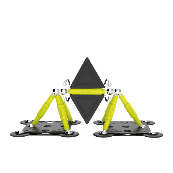 SUPERMAG magnetická stavebnice Technicolor 45ks