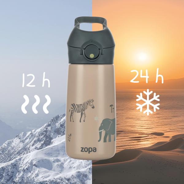 Termoska na pití se slámkou 400 ml, Dino (obrázek 4)
