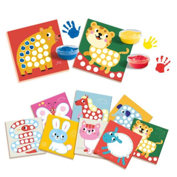 Ses Prstové barvy – dobarvěte si zvířátko