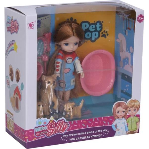 Panenka se psy 12cm (obrázek 3)