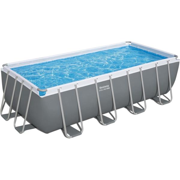Bestway 56670 Bazén Power Steel 488 x 244 x 122 cm s kartušovou filtrací