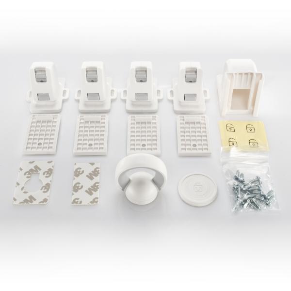 Magnetický uzávěr skříněk/zásuvek 4ks, white (obrázek 10)