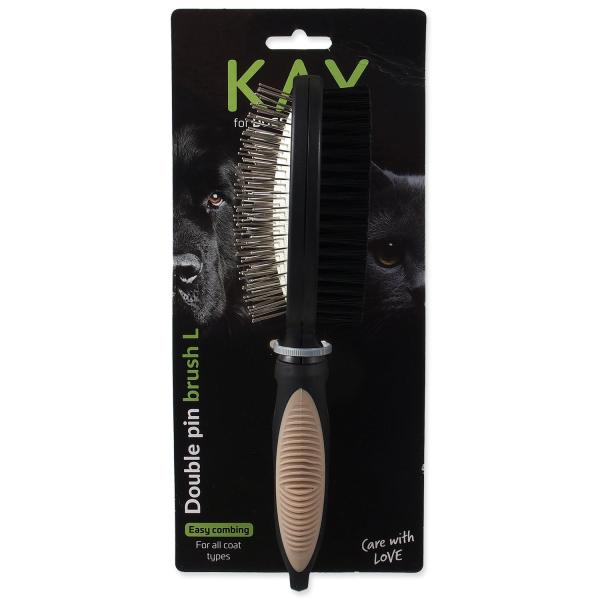 Kartáč KAY oboustranný plastový L (obrázek 3)