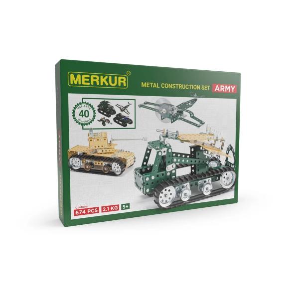 Stavebnice Merkur Army set