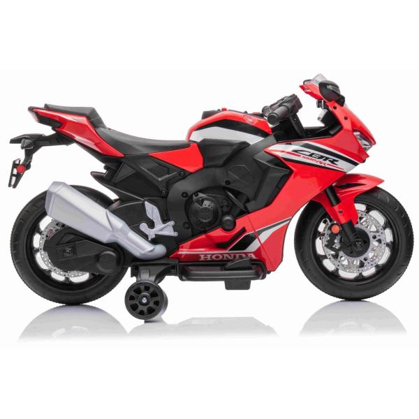 Elektrická Motorka HONDA CBR 1000RR, Licencované, 12V baterie, Plastová kola, červená (obrázek 5)