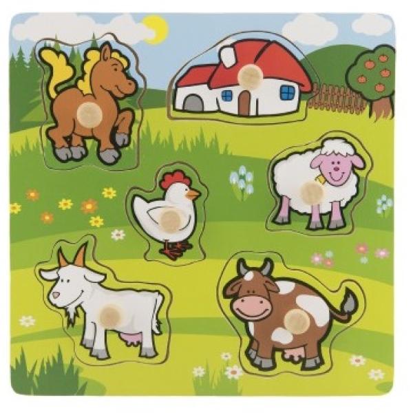 Vkládačka Moje první zvířátka 6ks