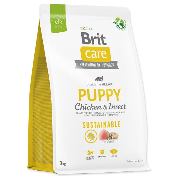 Krmivo Brit Care Dog Sustainable Puppy Chicken & Insoct 3kg