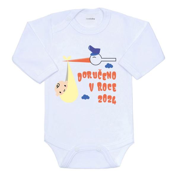 Body s potiskem New Baby Doručeno v roce 2024 62 (3-6m)