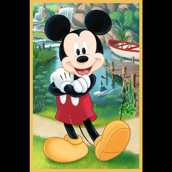 Trefl Puzzle 3x50 Mickey Mouse a přátelé / Myška na dovolené (obrázek 3)