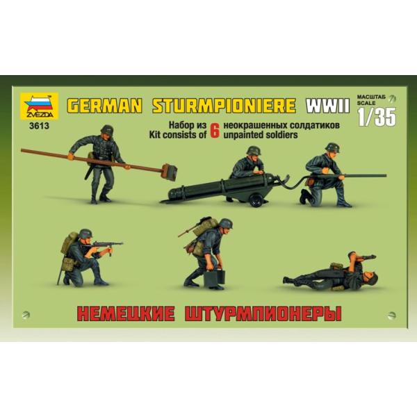 Model Kit figurky 3613 - German Sturmpioniere WWII (re-release) (1:35) (obrázek 3)