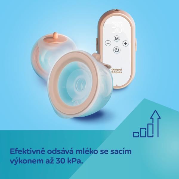 CANPOL BABIES Odsávačka mateřského mléka do podprsenky dvojitá MilkShell
