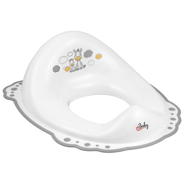 Maltex Redukce na WC protiskluzová Zebra - White/Grey