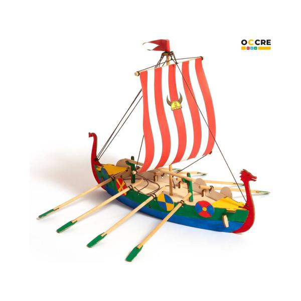 OCCRE Vikingská loď stavebnice pro děti (obrázek 5)