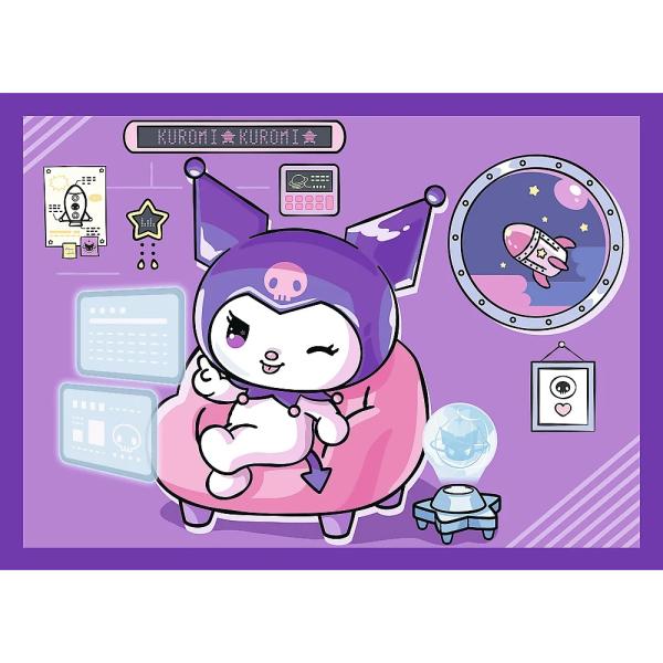 Trefl Puzzle 4v1 Den s Kuromi / Hello Kitty (obrázek 3)