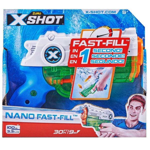 ZURU X-SHOT Vodní pistole Nano Fast fill