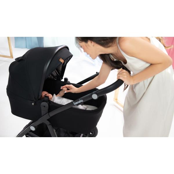 LIONELO Kombinovaný kočárek Bianka 3v1 Beige Sand