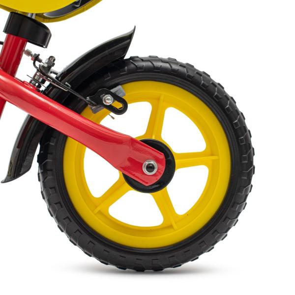 Dětský balanční bicykl s brzdou Baby Mix Traveller červený (obrázek 5)