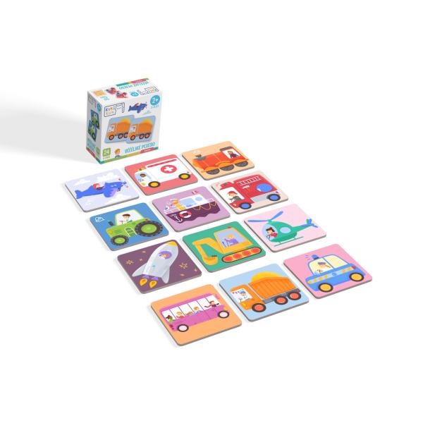 KukiKuk 80001 Velké pexeso Doprava (obrázek 3)