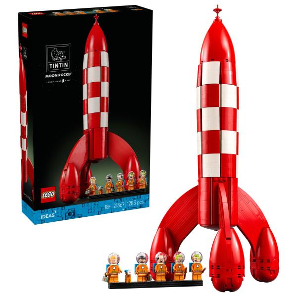 LEGO® Ideas 21367 Tintin®: Raketoplán na Měsíc