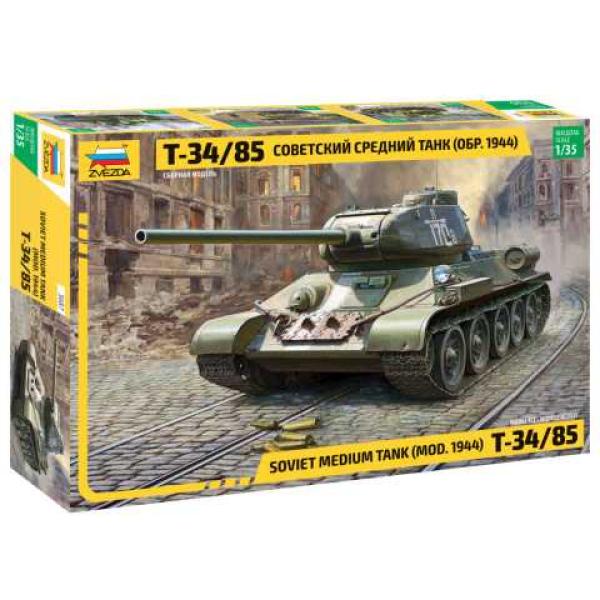 Model Kit tank 3687 - Soviet Medium Tank T-34/85 (1:35)