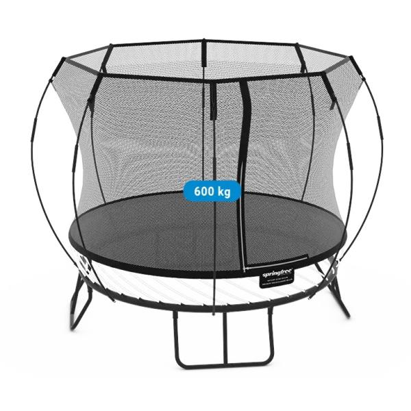 Springfree Trampoline® Compact Round (R54) Trampolína s ochrannou sítí, 240 × 240 cm (obrázek 7)