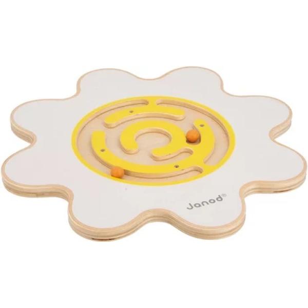 Janod Sweet Cocoon Balančná doska s labyrintom Kvet
