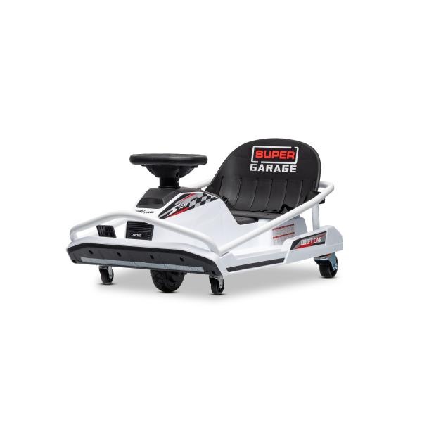 Beneo Motors driftovací Motokára 24V, bílá, 300W Bezkartáčový Motor, Lithiová baterie, Dr (obrázek 4)