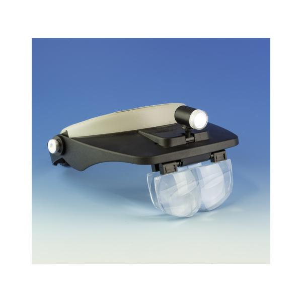Lightcraft čelenka s lupou a LED osvetlením (set)