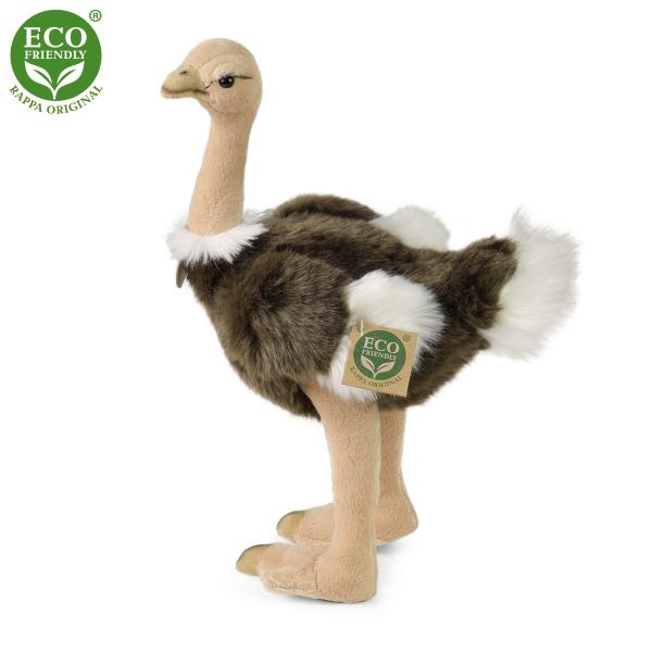 Plyšový pštros emu 32 cm ECO-FRIENDLY (obrázek 3)