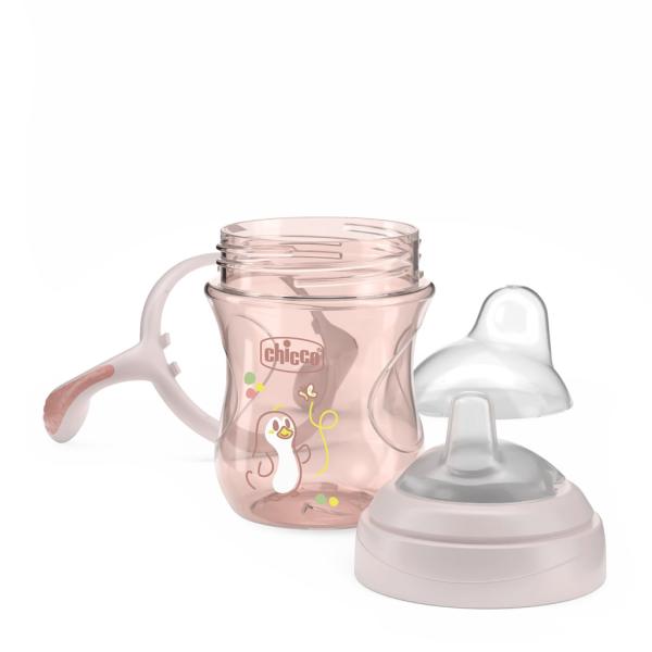 Chicco Hrneček Transition učící s držadly pink, 4m+ (obrázek 4)