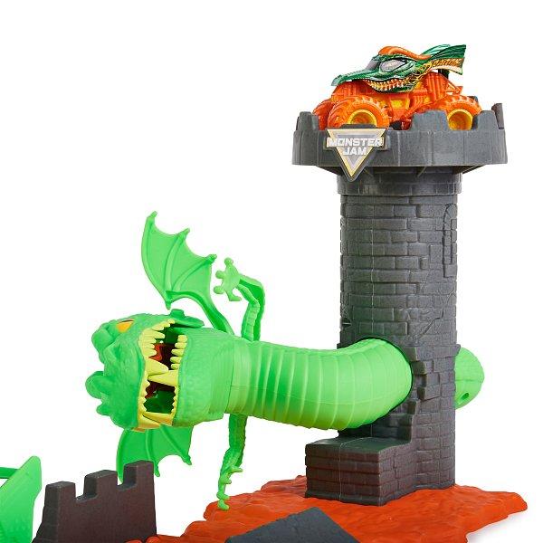 Monster Jam – Hrací set Dueling Dragon, 1:64