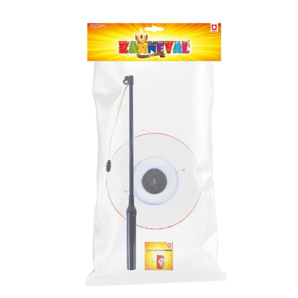 Lampion Halloween 15 cm se svítícím hůlkou 39 cm oranžový