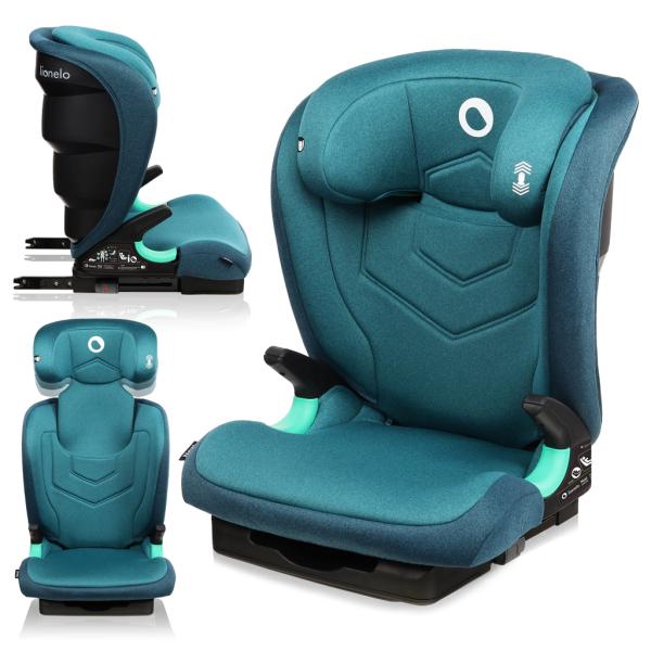 LIONELO Autosedačka Neal i-Size (100-150 cm) Green Turquoise